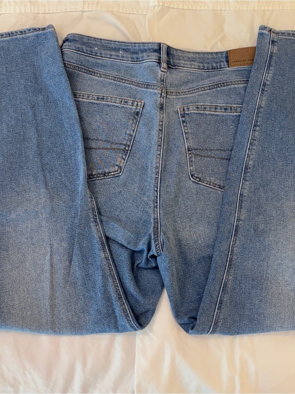 American Eagle Outfitters Straight Leg Blue Jeans - Picture 4 of 6